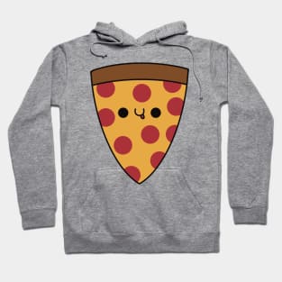 Cute Slice Of Pepperoni Pizza - Kawaii Pepperoni Pizza Hoodie